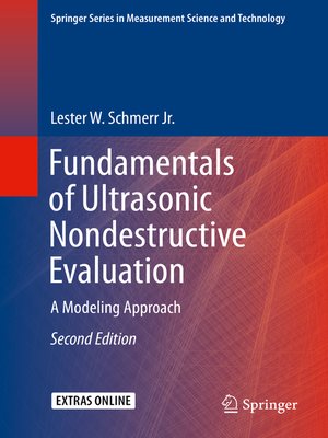 cover image of Fundamentals of Ultrasonic Nondestructive Evaluation